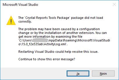 sap crystal reports visual studio
